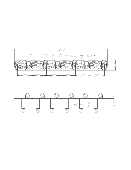 Mécanique Gotoh® Chrome SGS510Z/S5-LC 6 en ligne