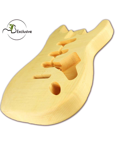 Buy Maple Finished Electric Guitar Body Stratocaster Style MB