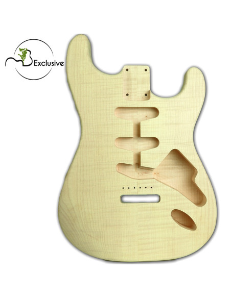 Corps Érable Finition Guitare Électrique Style Stratocaster MB Exclusive