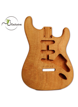 Cuerpo Sapelli Quilted Acabado chitarra elettrica Estilo Stratocaster