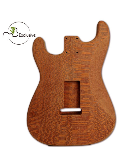 Cuerpo Brazilian Lacewood Acabado E-Gitarre Estilo