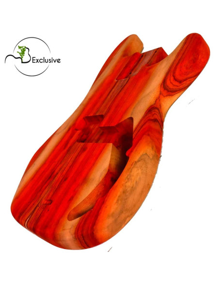 Cuerpo padauk striato Acabado basso elettrico Estilo Precision |MB