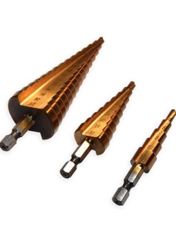 step drill bit guitar