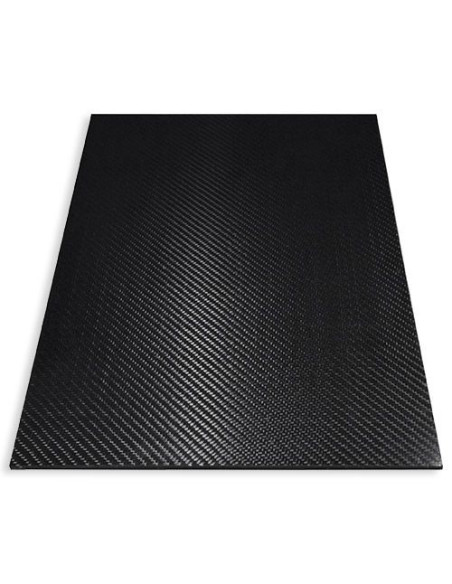 Feuille pour Pickguard Fibre de Carbone 432x290x2mm | Maderas Barber