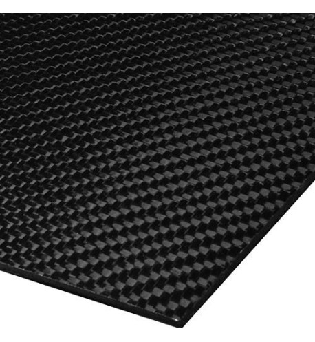 Feuille pour Pickguard Fibre de Carbone 432x290x2mm | Maderas Barber