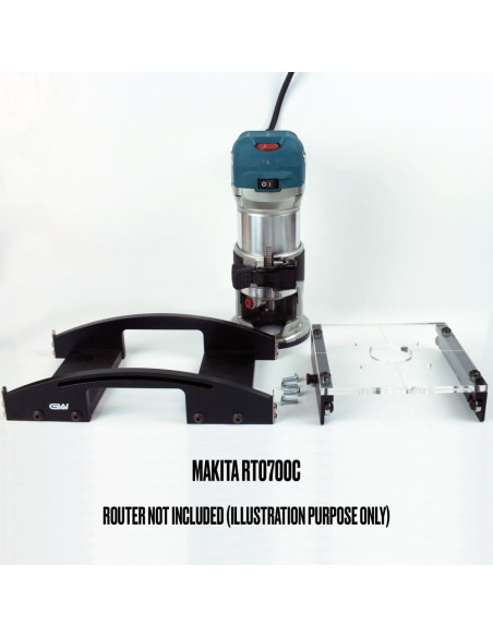 9.5 " Fretboard Radius Template and Router Adapter | Maderas Barber