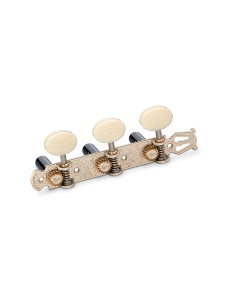 Mécanique Schaller GrandTune Classic Lyre Perle Satinée Os Tige Noire