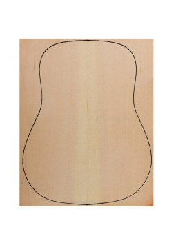 Table Épicéa Allemand 0,6 mm Guitare Acoustique