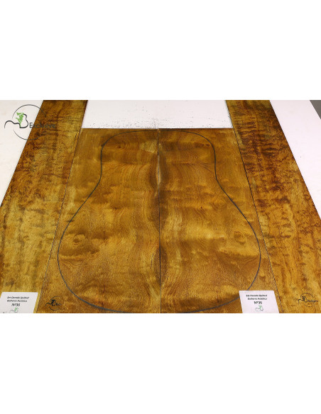 Quilted Dorado Set Nº36 Acoustic Guitar MB Exclusive | Maderas Barber