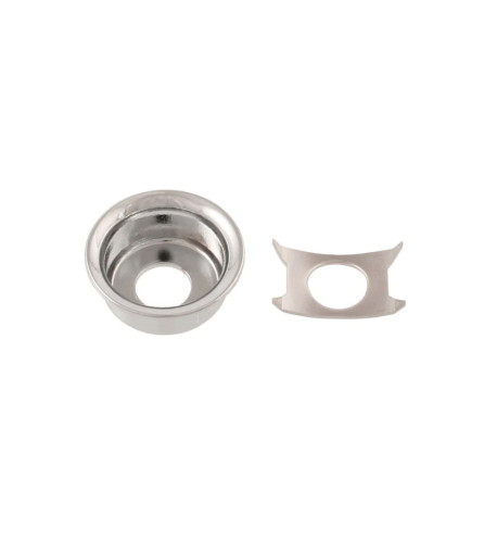 Input Cup Jackplate for Telecaster® Nickel | Maderas Barber