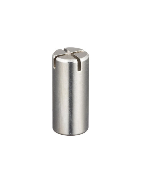Écrou truss-rod Nickel Cylindrique, Rainurage Croix, M5 Hosco