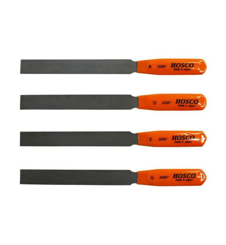 Set 4 Limes Pour Violon Hosco | Maderas Barber