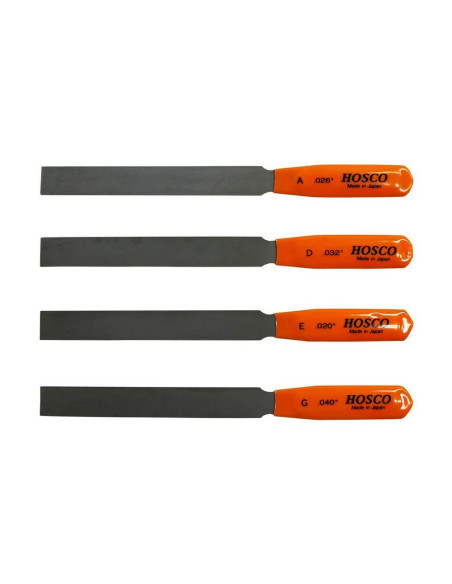 Hosco Edge-Cut Violin Nut File Set Of 4