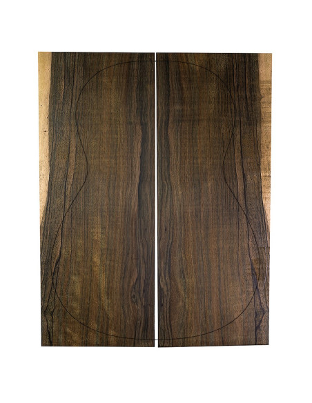 Fonds Malaysian Blackwood AA Guitare Classique|Maderas Barber