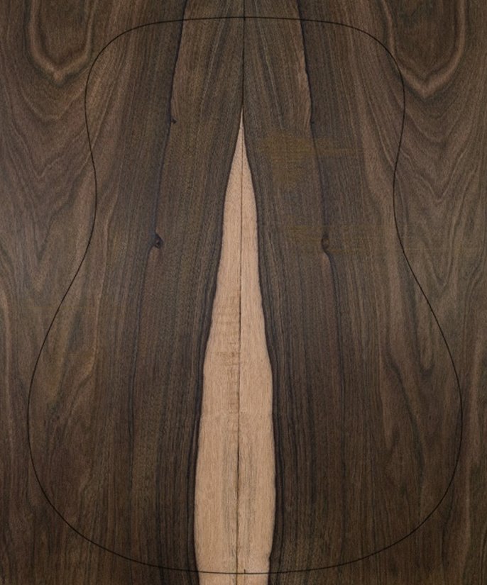 Fondos Malaysian Blackwood 2ª Guitarra Acústica
