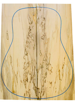 Fonds Erable Spalted Guitare Acoustique