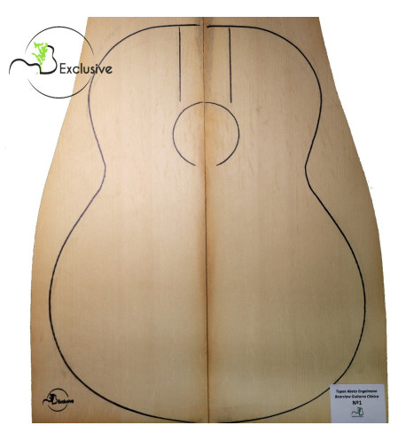MB Exclusive Bearclaw Engelmann Spruce Classical Guitar Tops Nº 1