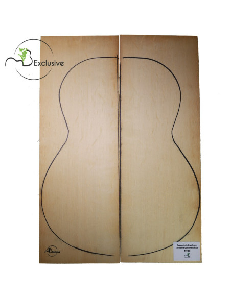 MB Exclusive Bearclaw Engelmann Spruce Classical Guitar Tops Nº 21