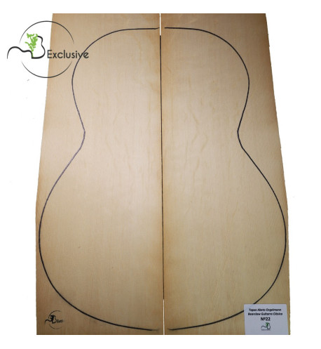 Tables Épicéa Engelmann Bearclaw Guitare Classique MB Exclusive Nº22