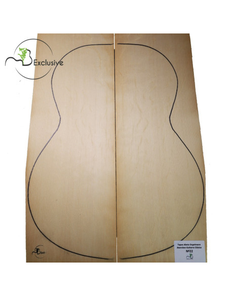 Tables Épicéa Engelmann Bearclaw Guitare Classique MB Exclusive Nº22