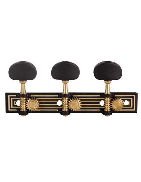 Mécanique Aparicio Guitare Classique Modèle Teruel Noir-Bronze/ Ébène|Maderas Barber