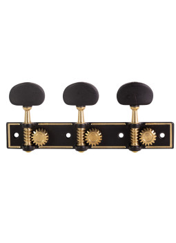 Aparicio Classical Guitar Machine Head Gijon Model Black-Bronze/Ebony