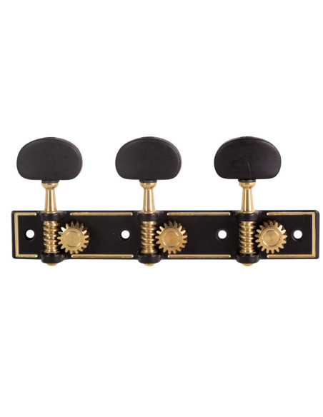 Aparicio Classical Guitar Machine Head Gijon Model Black-Bronze/Ebony