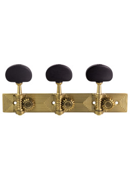 Aparicio Classical Guitar Machine Head Cuenca Model Satin/Ebony | Maderas Barber