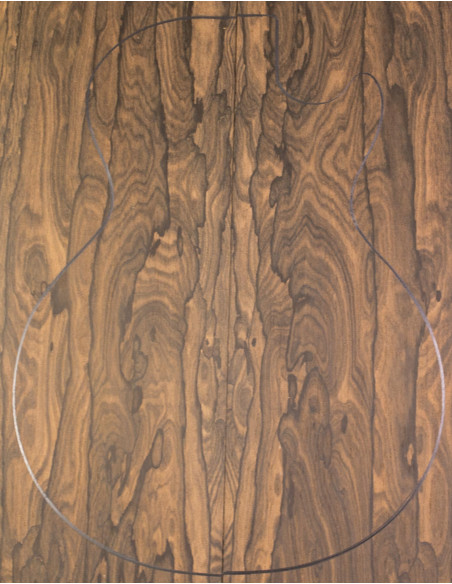 Carved Top Ziricote chitarra / basso elettrico | Maderas Barber