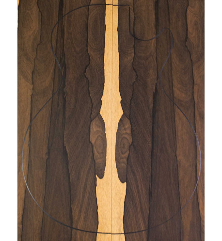 Carved Top Ziricote Guitarra / Bajo Eléctrico | Maderas Barber