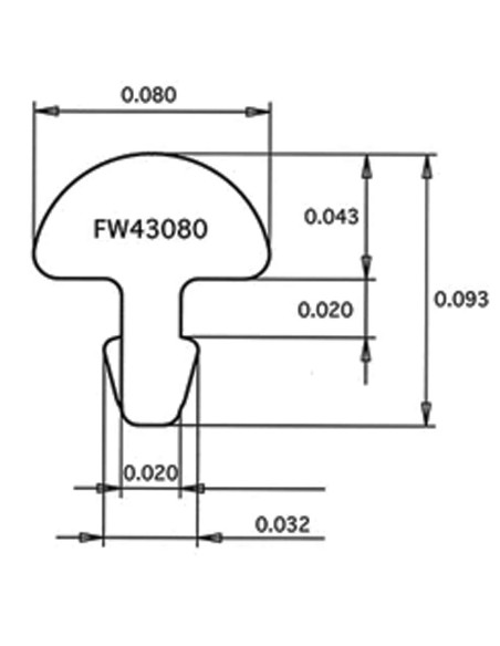 Set Trastes Jescar 2.03 mm FS43080-NS | Maderas Barber