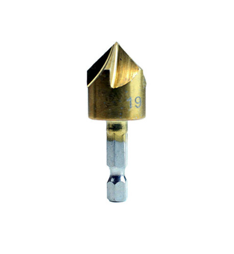 Broca Avellanadora 19 mm / 0.75" Biselar Perforaciones| Maderas Barber