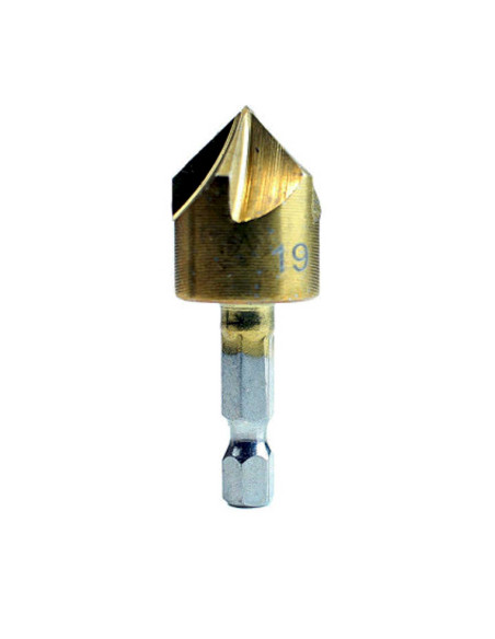 Broca Avellanadora 19 mm / 0.75" Biselar Perforaciones| Maderas Barber