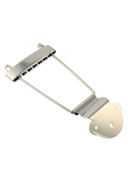 Allparts Chromed Archtop Guitar Tailpiece  | Maderas Barber