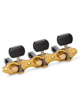 Clavijero Schaller GrandTune Classic Hauser Oro Ébano Post Negro Deluxe | Maderas Barber