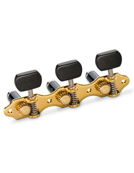 Meccanica Schaller GrandTune Classic Hauser Oro Ébano Post Negro Deluxe | Maderas Barber