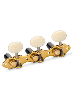 Mechanik Schaller GrandTune Classic Hauser Oro Polybone Post Negro | Maderas Barber