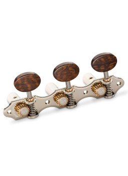 Meccanica Schaller GrandTune Classic Hauser Níquel Snakewood Post Blanco | Maderas Barber