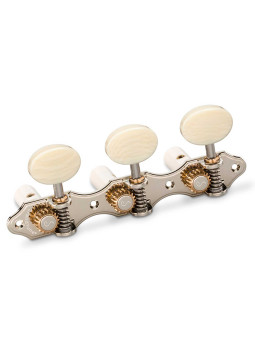 Clavijero Schaller GrandTune Classic Hauser Níquel Polybone Post Blanco | Maderas Barber