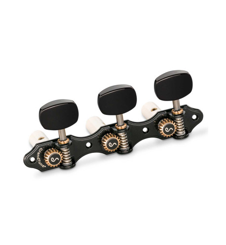 Mechanik Schaller GrandTune Classic Hauser Negro Cromado Acrílico Negro Post Blanco | Maderas Barber