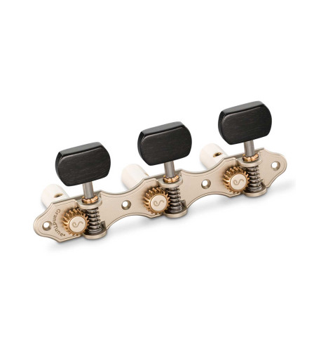 Clavijero Schaller GrandTune Classic Hauser Satinado Ébano Post Blanco| Maderas Barber