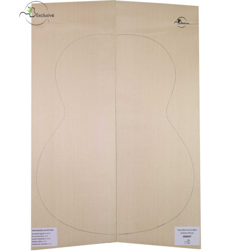 Alpine Spruce Classical Guitar Top MB Exclusive Nº 000007