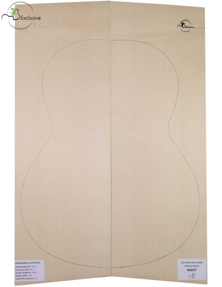 Alpine Spruce Classical Guitar Top MB Exclusive Nº 000007