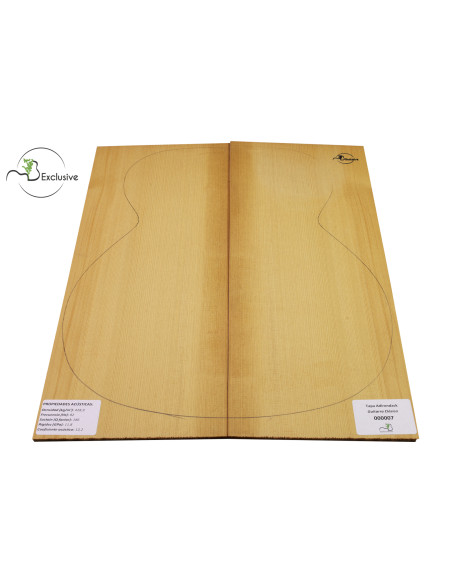 Tapa Adirondack Torrefactada Nº 000007 Guitarra Clásica MB Exclusive