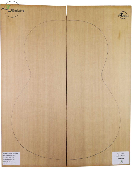 Red Cedar Classical Guitar Top MB Exclusive Nº 000004