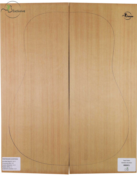 Table Cèdre Rouge Nº 000021 Guitare Classique MB Exclusive