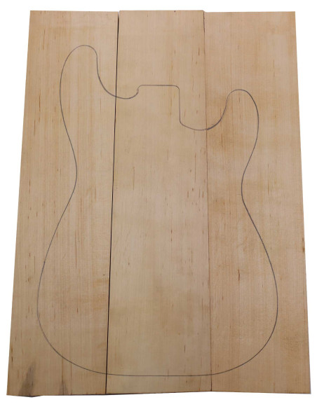 Cuerpo de Aliso de 3 Piezas Guitarra / Bajo Eléctrico