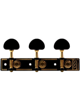 Mécanique Aparicio Guitare Classique Modèle Vigo Noir-Bronze/Noir