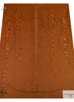 Drop Top Brazilian Lacewood MB Exclusive Nr.1 | Maderas Barber