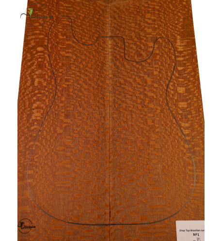 Drop Top Brazilian Lacewood MB Exclusive Nr.1 | Maderas Barber